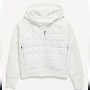 Old Navy Dynamic Fleece Quilted Zip Performance Hoodie